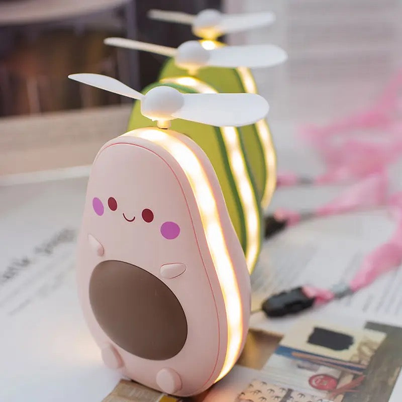 Avocado Mini Cooler Fan, Handheld Fan with Fill Light Mirror, USB Pocket Silent Small Fan, Mini Portable Pocket Fan, Cool Air Hand Held Travel Cooler Cooling Fan Avocado Mini Cooler Fan, Handheld Fan with Fill Light Mirror, USB Pocket Silent Small Fan, Mini Portable Pocket Fan, Cool Air Hand Held Travel Cooler Cooling Fan